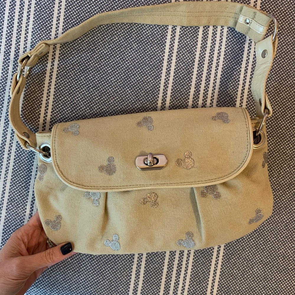 Disney Store Canvas Mickey Purse